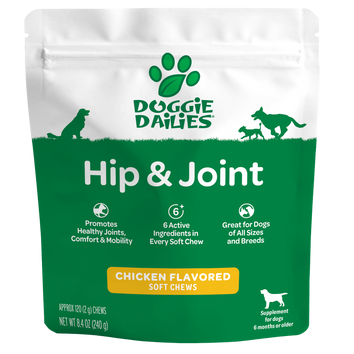 Advanced Hip and Joint Supplement for Dogs - 120 Chews